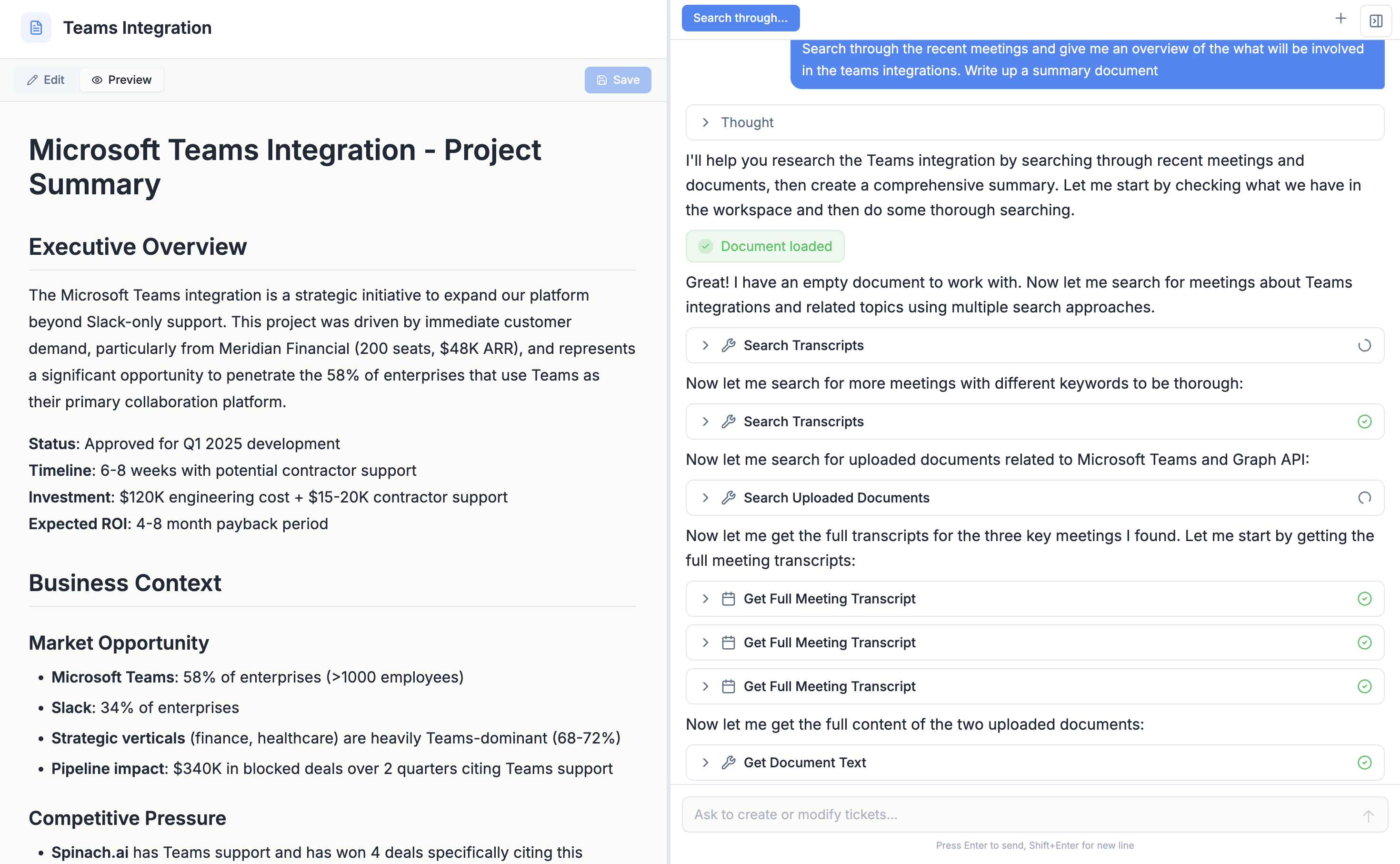 Meeting bot integration